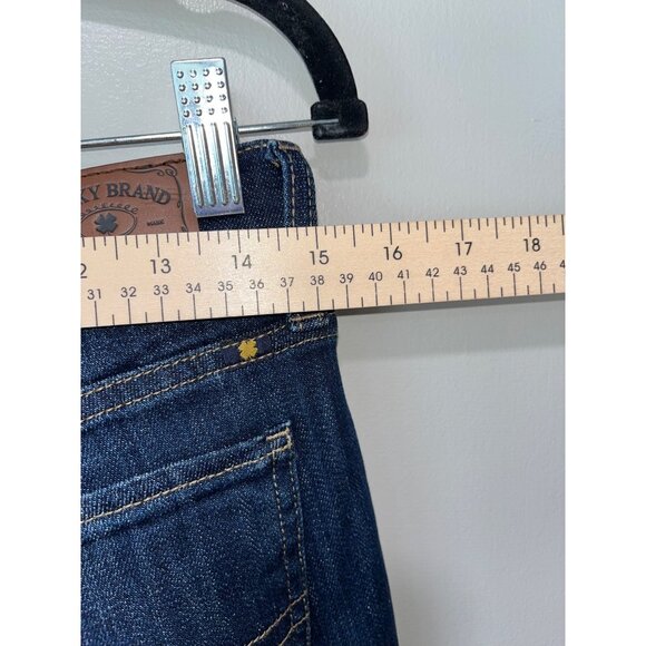 Lucky Brand Women's Mid-Rise Straight‎ Leg Jeans Size 6/28 Dark Wash Denim - Picture 5 of 11